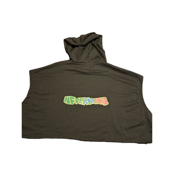 Super Sick!!!! So Cute! Nirvana Hoodie Crop Top Y2K Forever! - Picture 4 of 5